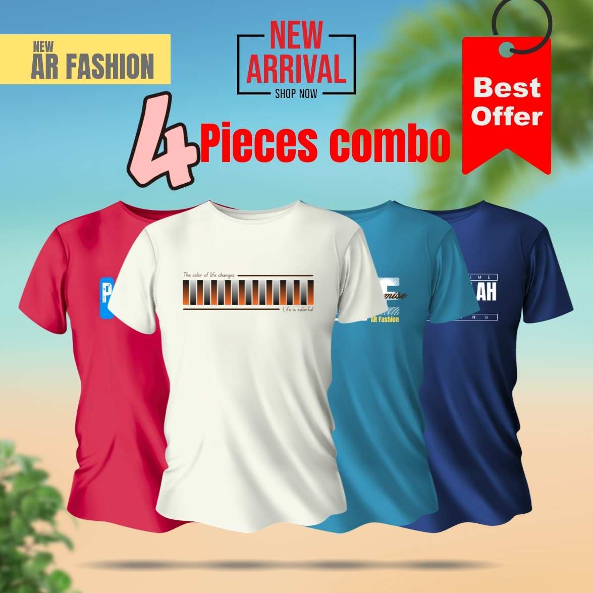 4 pieces super combo! Exclusive collection,Export quality premium cotton